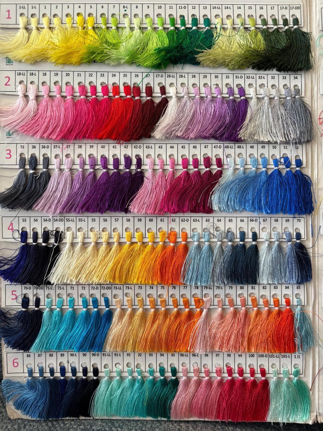 Colour Chart 1