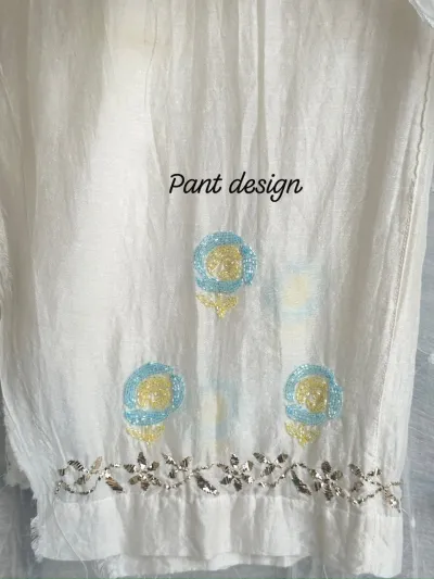 Mul Chanderi Chikankari Co-ord set