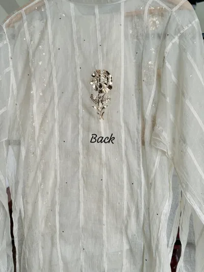 Mul Chanderi Chikankari Co-ord set