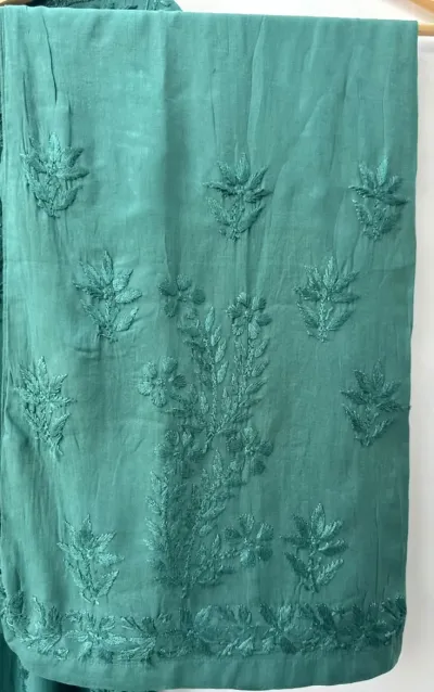 Modal Cotton Handcrafted Chikankari Kurta and Palazzo Set