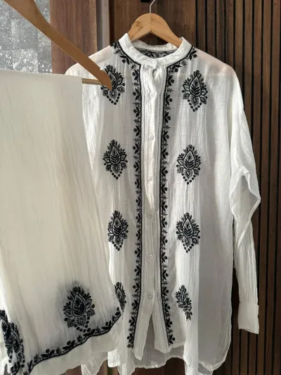 Mul Chanderi Coord Set
